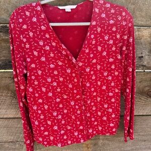 Vintage Victorias Secret Floral Cardigan
